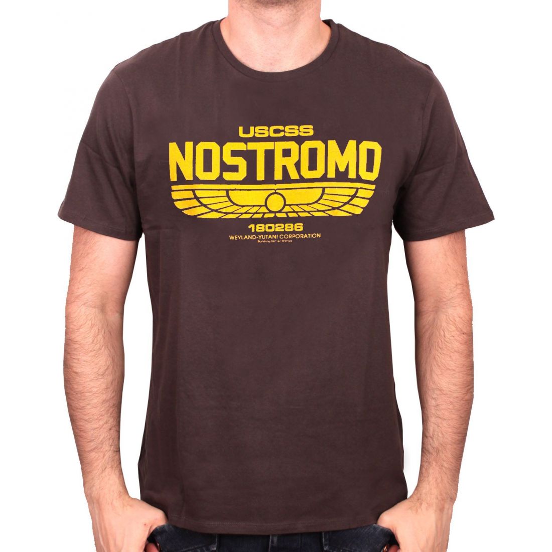 Koszulka Alien - Nostromo logo - Obcy Alien - SuperHeroes.com.pl